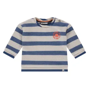 baby boys sweat shirt - bone