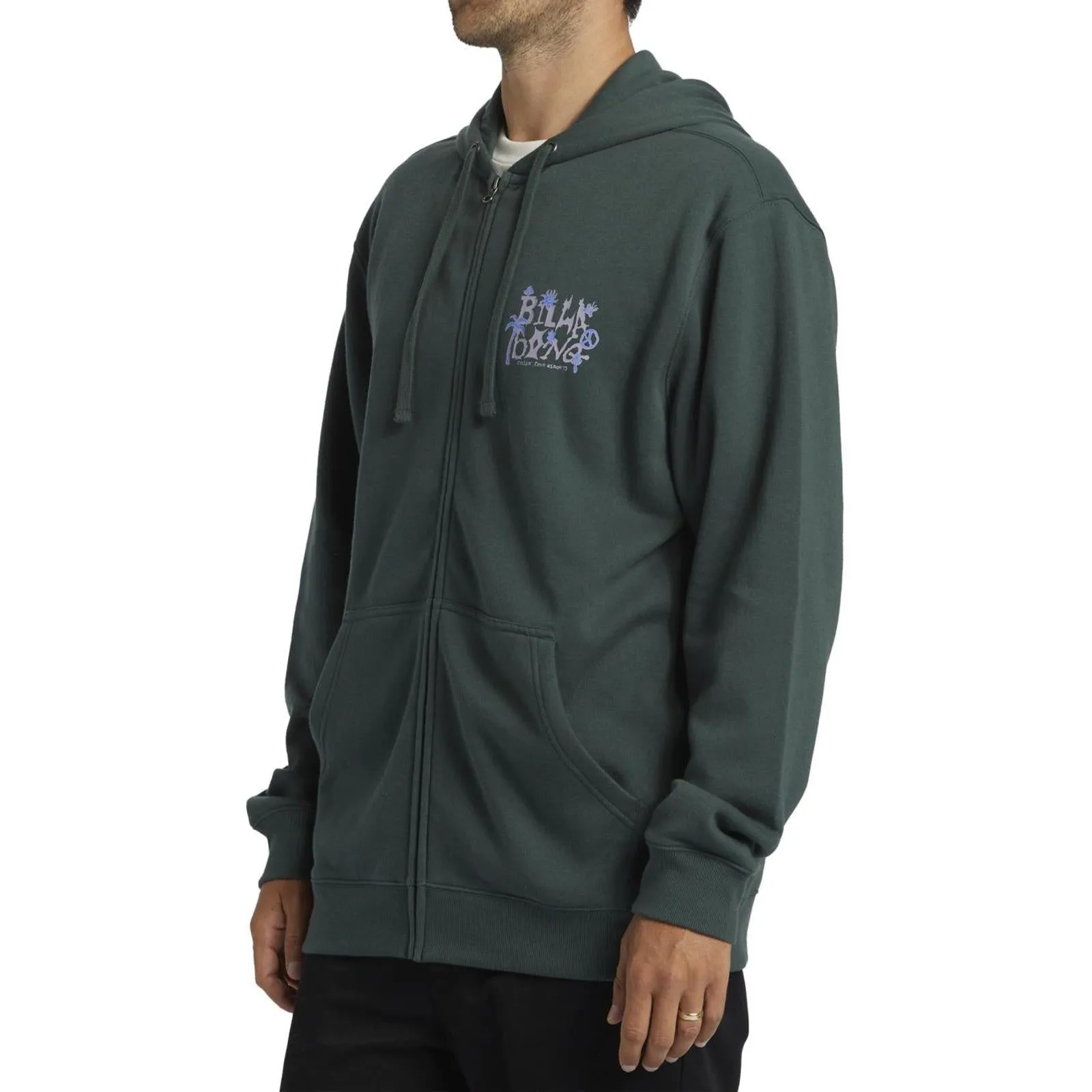 Billabong Mens Short Sands Zip Up Hoodie