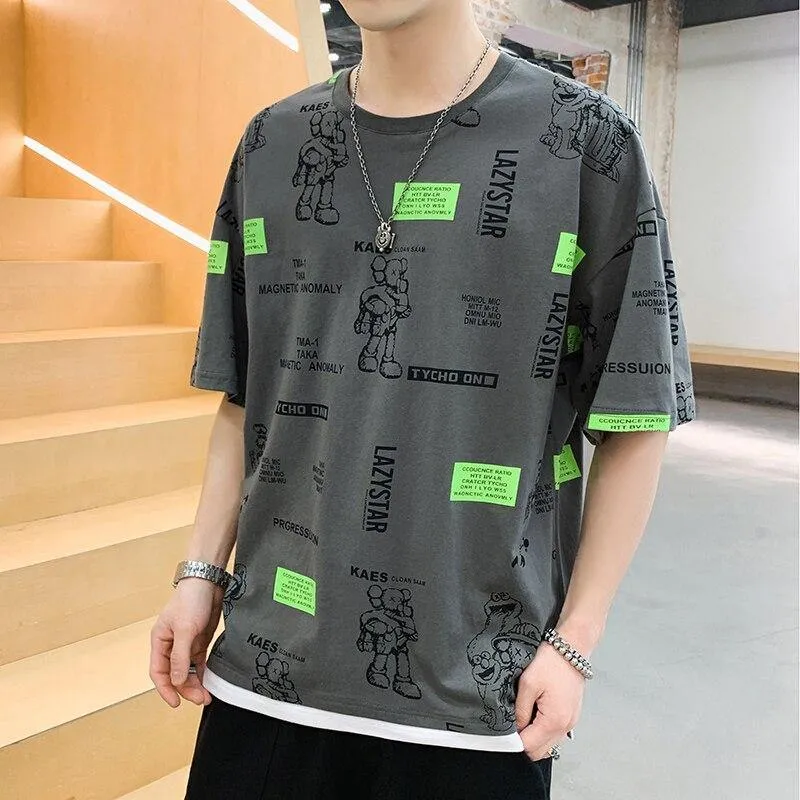 BROWON Summer Fashion Streetwear T-Shirt
