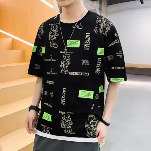 BROWON Summer Fashion Streetwear T-Shirt