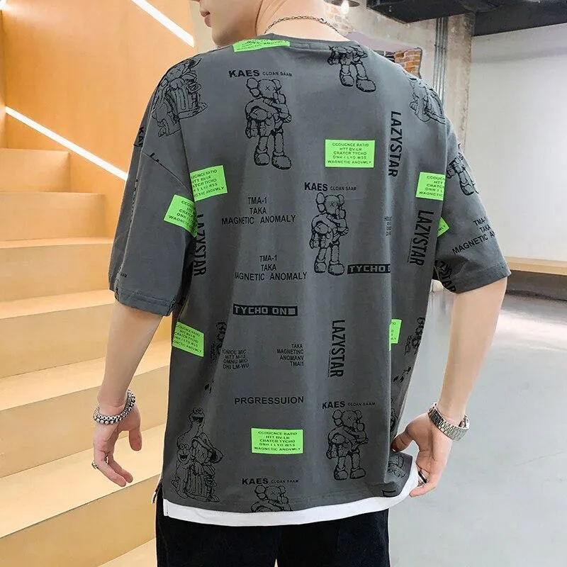 BROWON Summer Fashion Streetwear T-Shirt