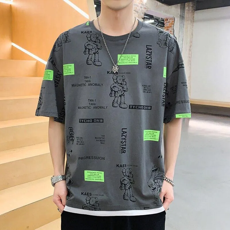 BROWON Summer Fashion Streetwear T-Shirt