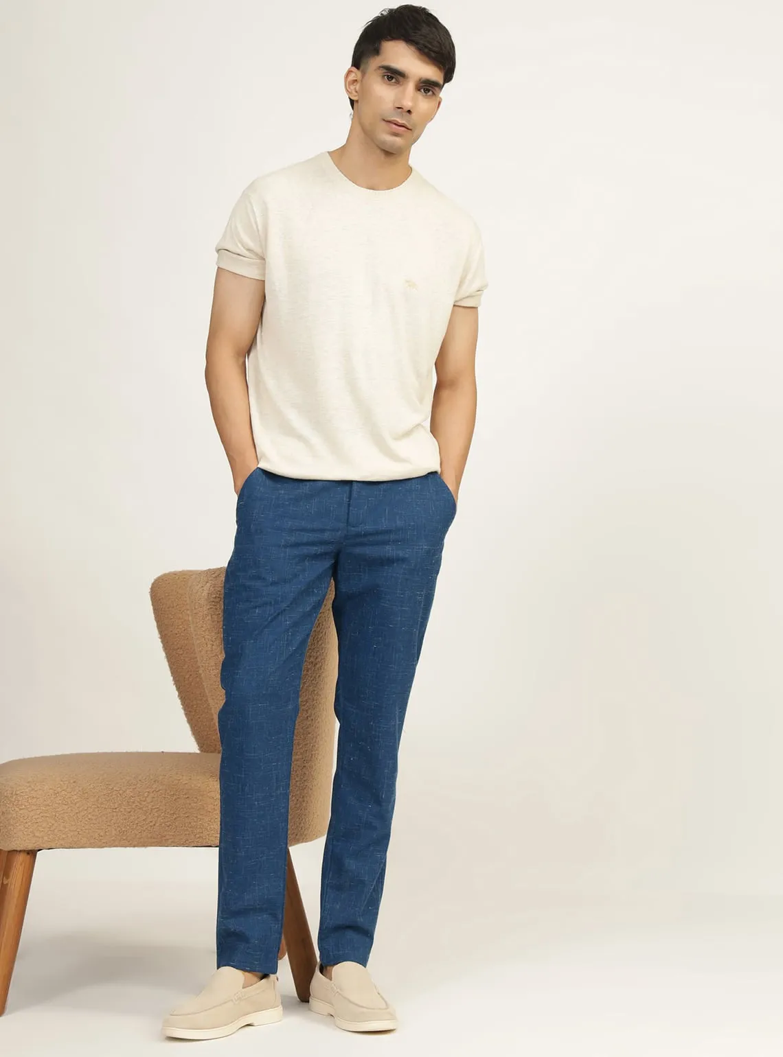 Cerulean Triblend Trouser