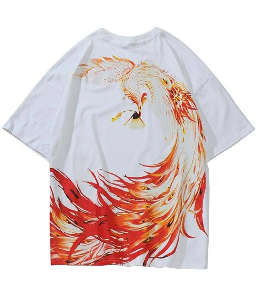 Dragon T-Shirt Flaming Phoenix