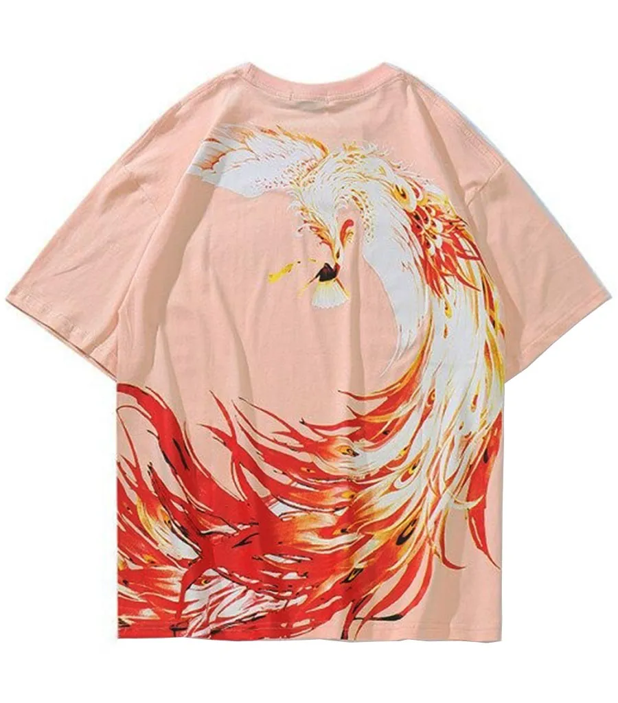 Dragon T-Shirt Flaming Phoenix