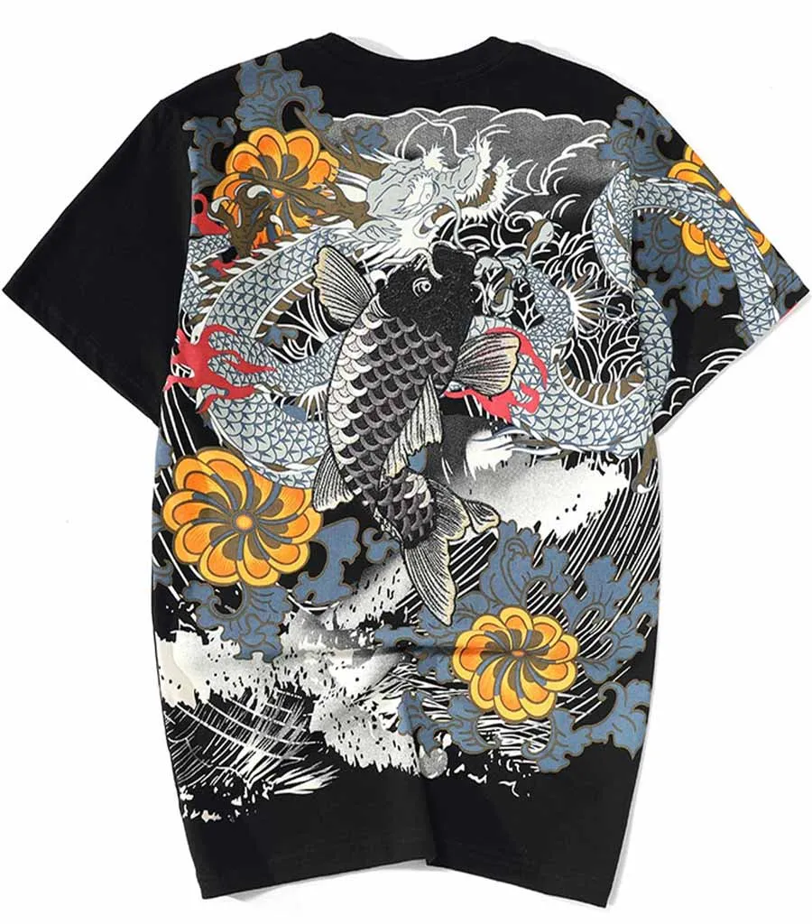 Dragon T-Shirt Koi