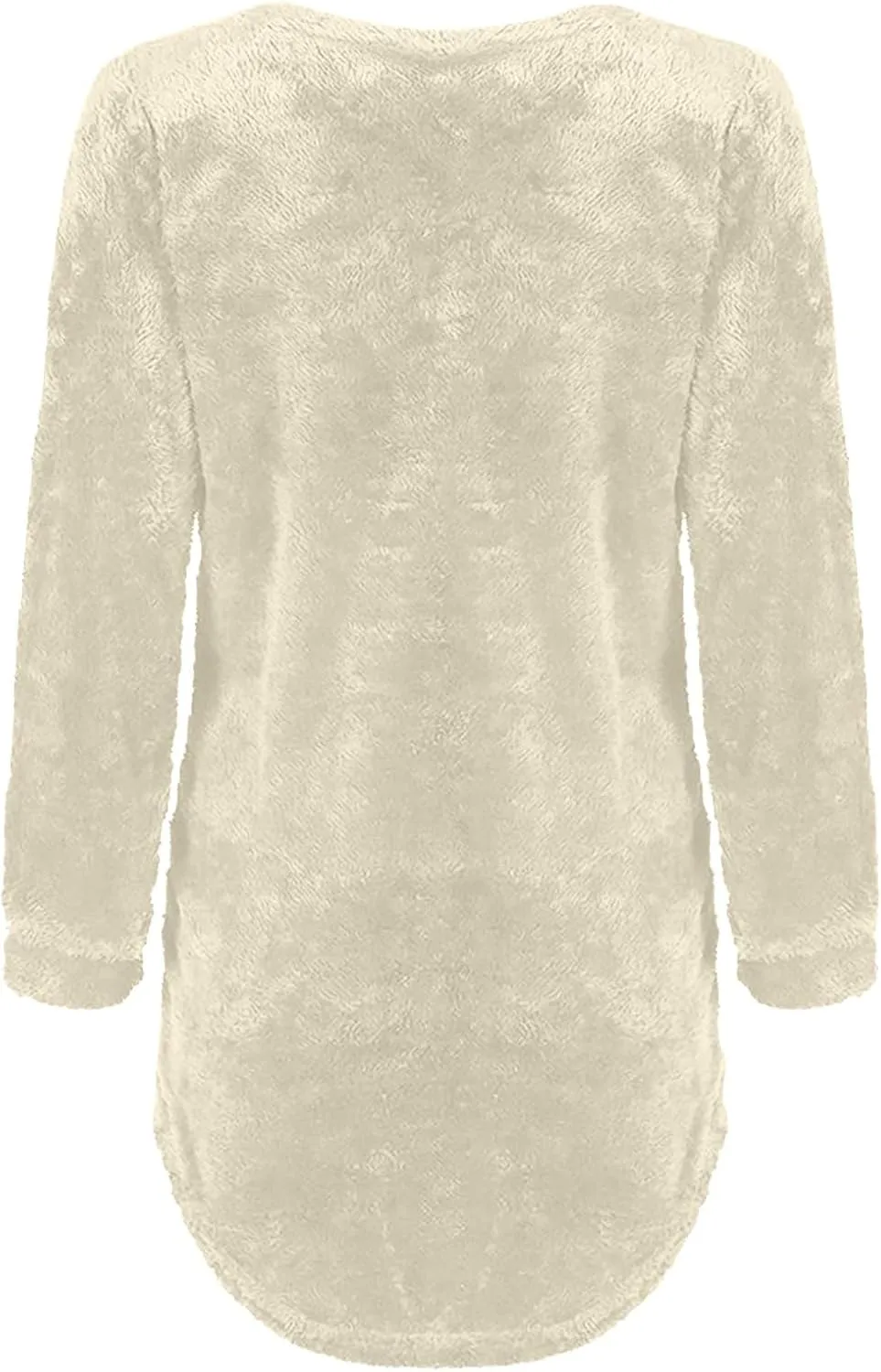 GIERIDUC Women's Oversized Sweaters 2024 Fall Fuzzy Warm Long Pullover Pockets Crewneck Long Sleeve Tunic Tops for Leggings