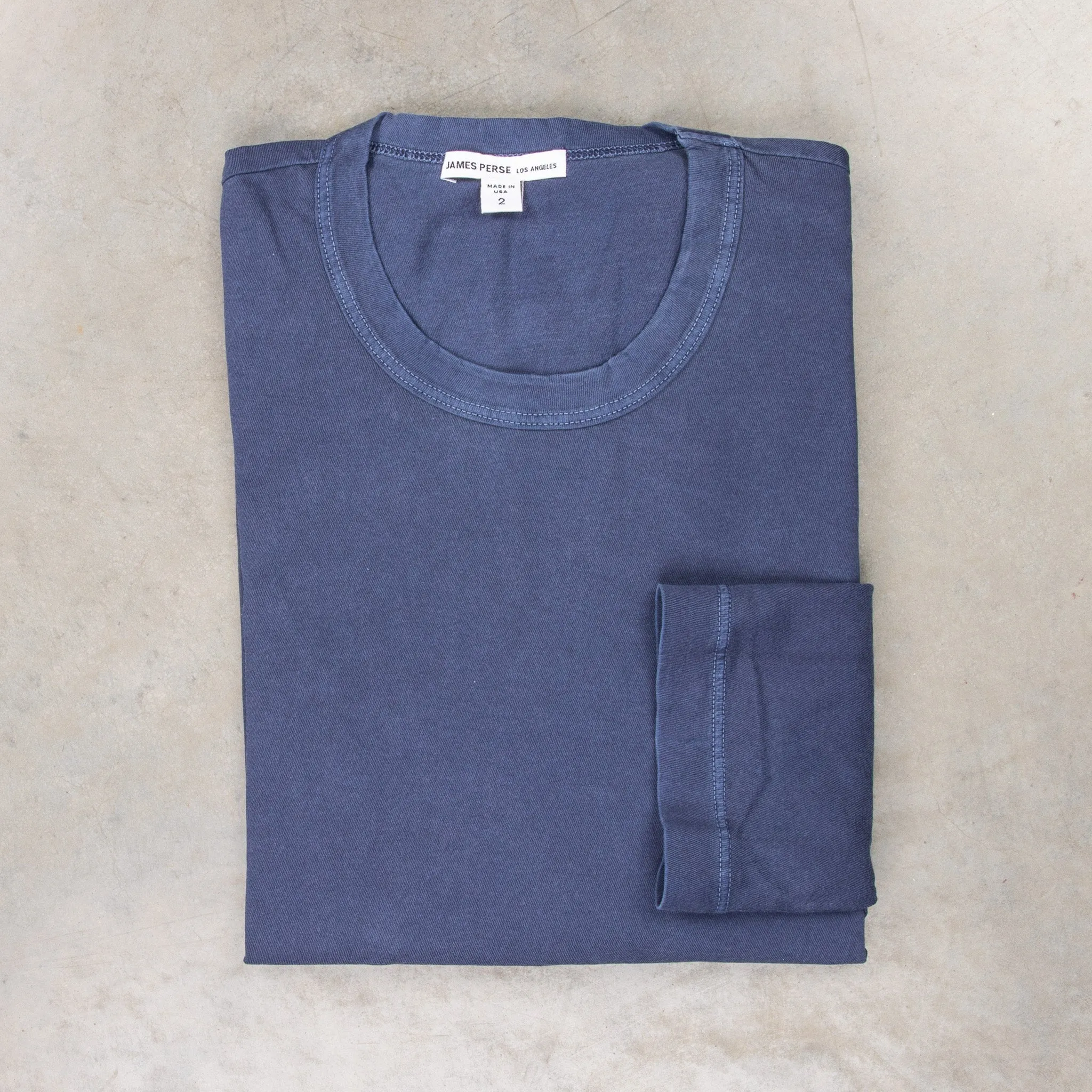 James Perse Long Sleeve Crew Neck Sea Captain