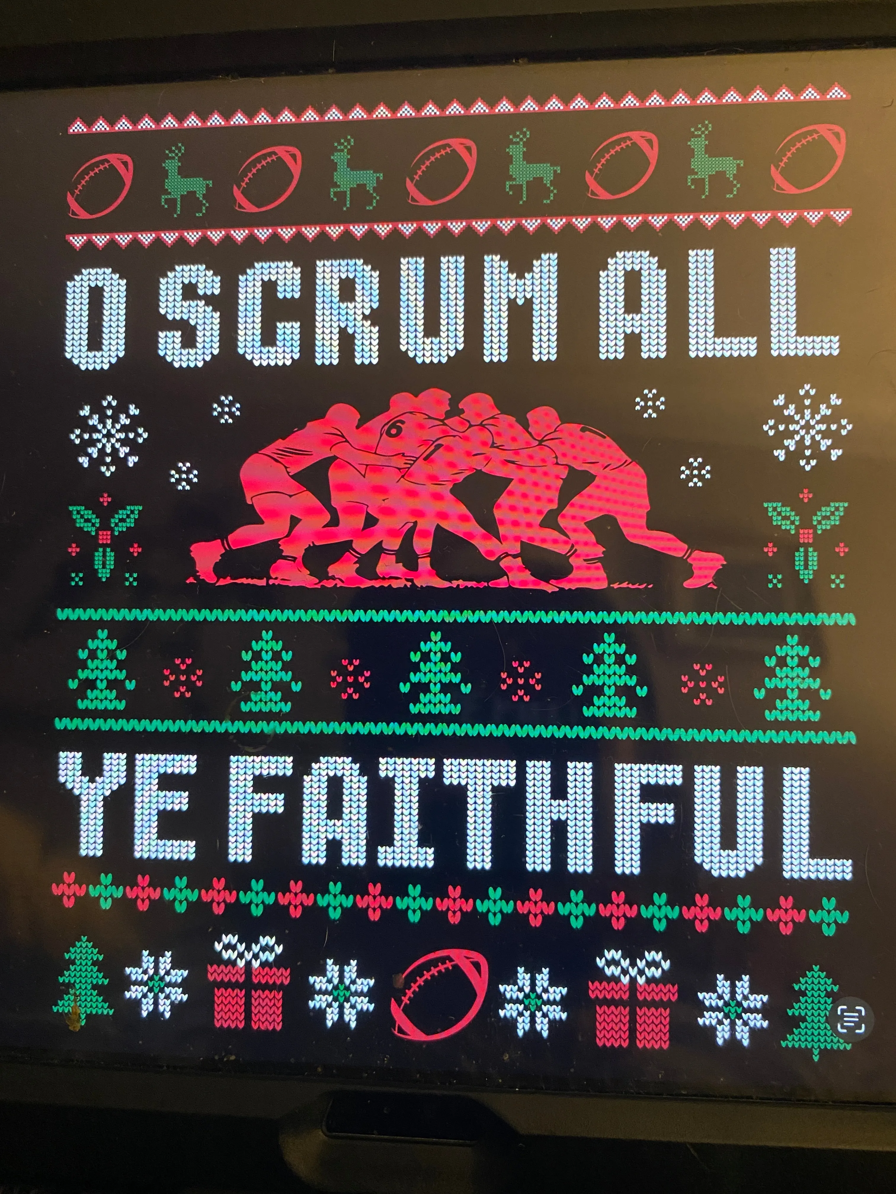 Kids Rugby Christmas Hoodies
