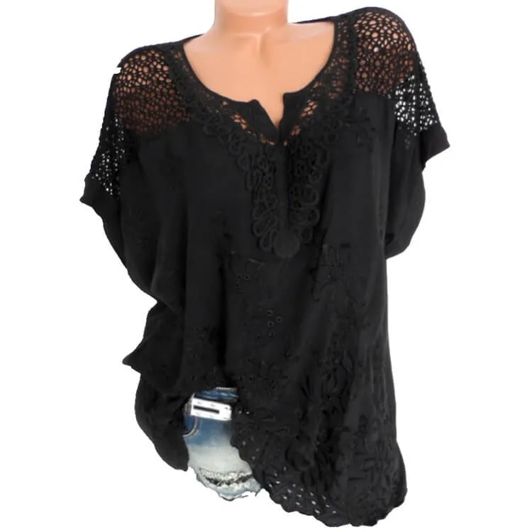 lace Loose T-shirt