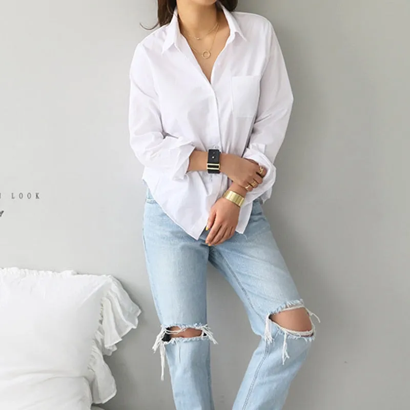 Long Sleeve Turn-Down Shirts