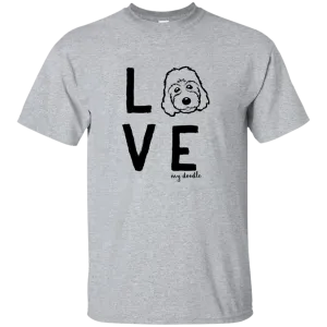 LoVe My Doodle Doodle Face (Basic Tee) Goldendoodle, labradoodle etc.. Shirts