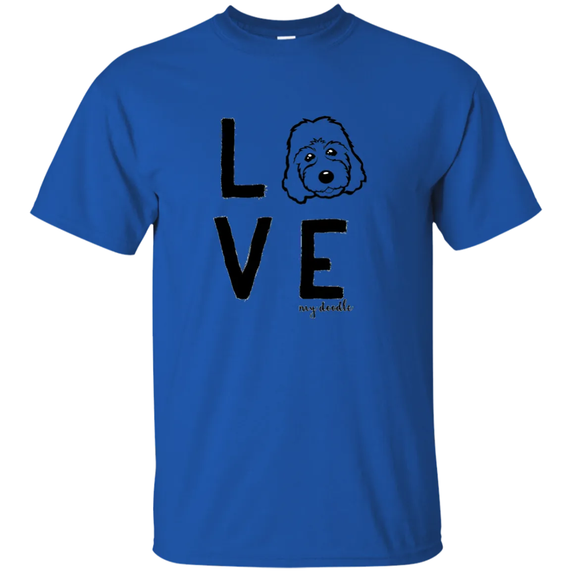 LoVe My Doodle Doodle Face (Basic Tee) Goldendoodle, labradoodle etc.. Shirts