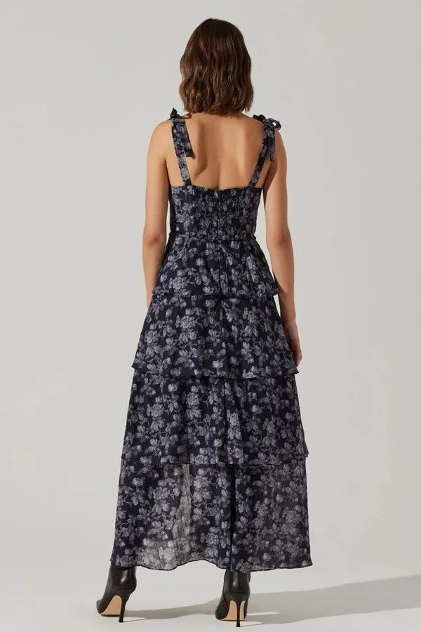 Mellorie Floral Tiered Maxi Dress