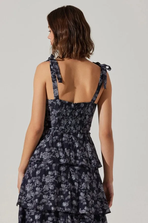 Mellorie Floral Tiered Maxi Dress