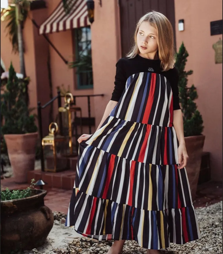 Mini Nod Striped Shabbos Maxi Dress