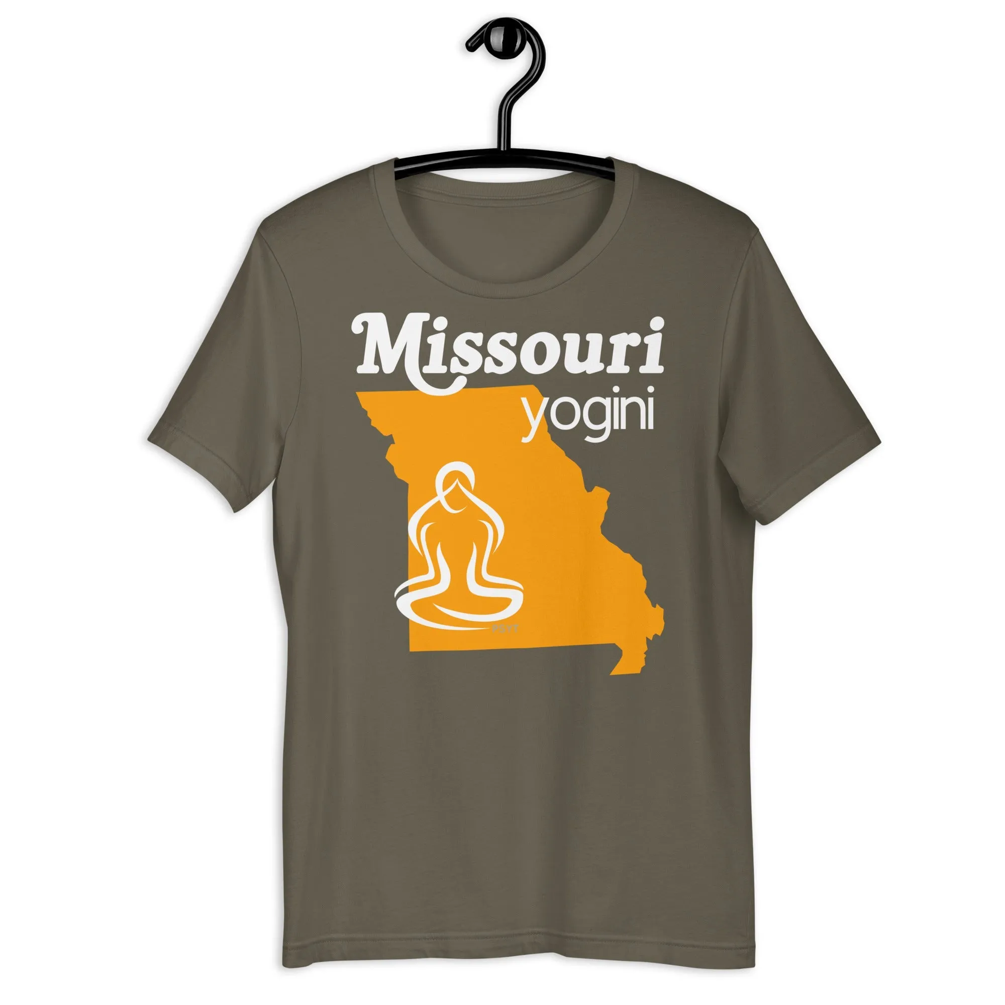 Missouri Map Yogini Dark Shirt