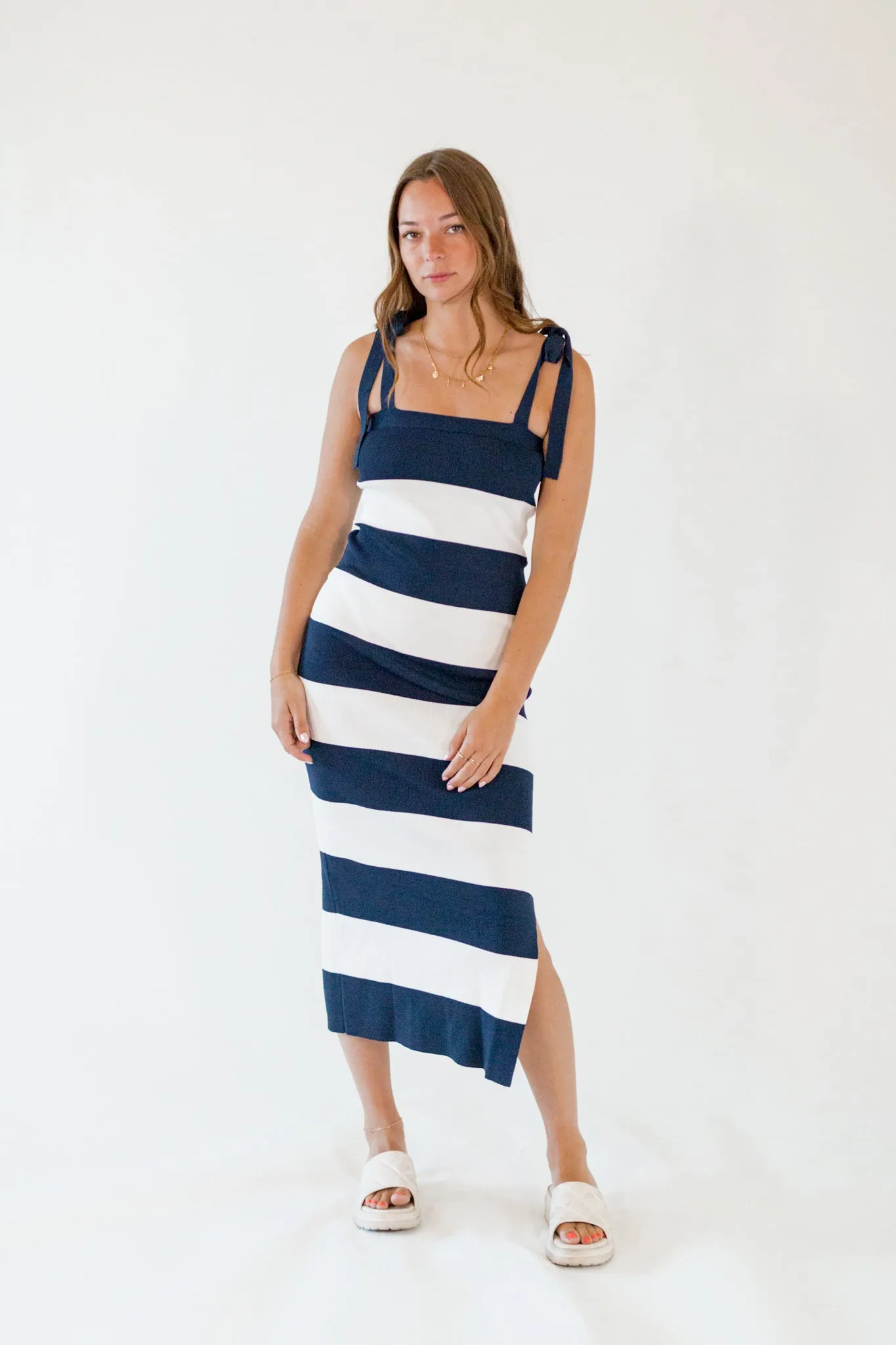 Monse Striped Knit Dress