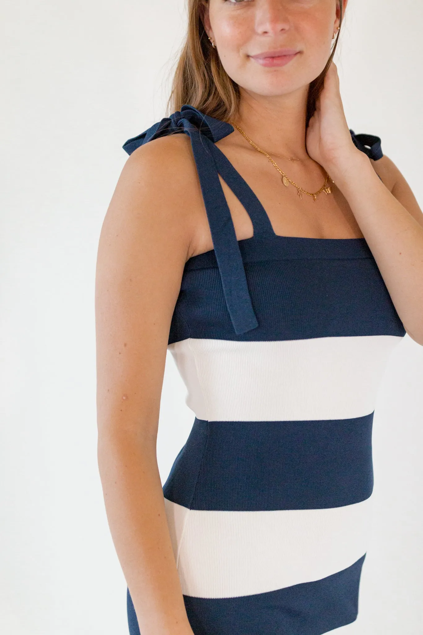 Monse Striped Knit Dress