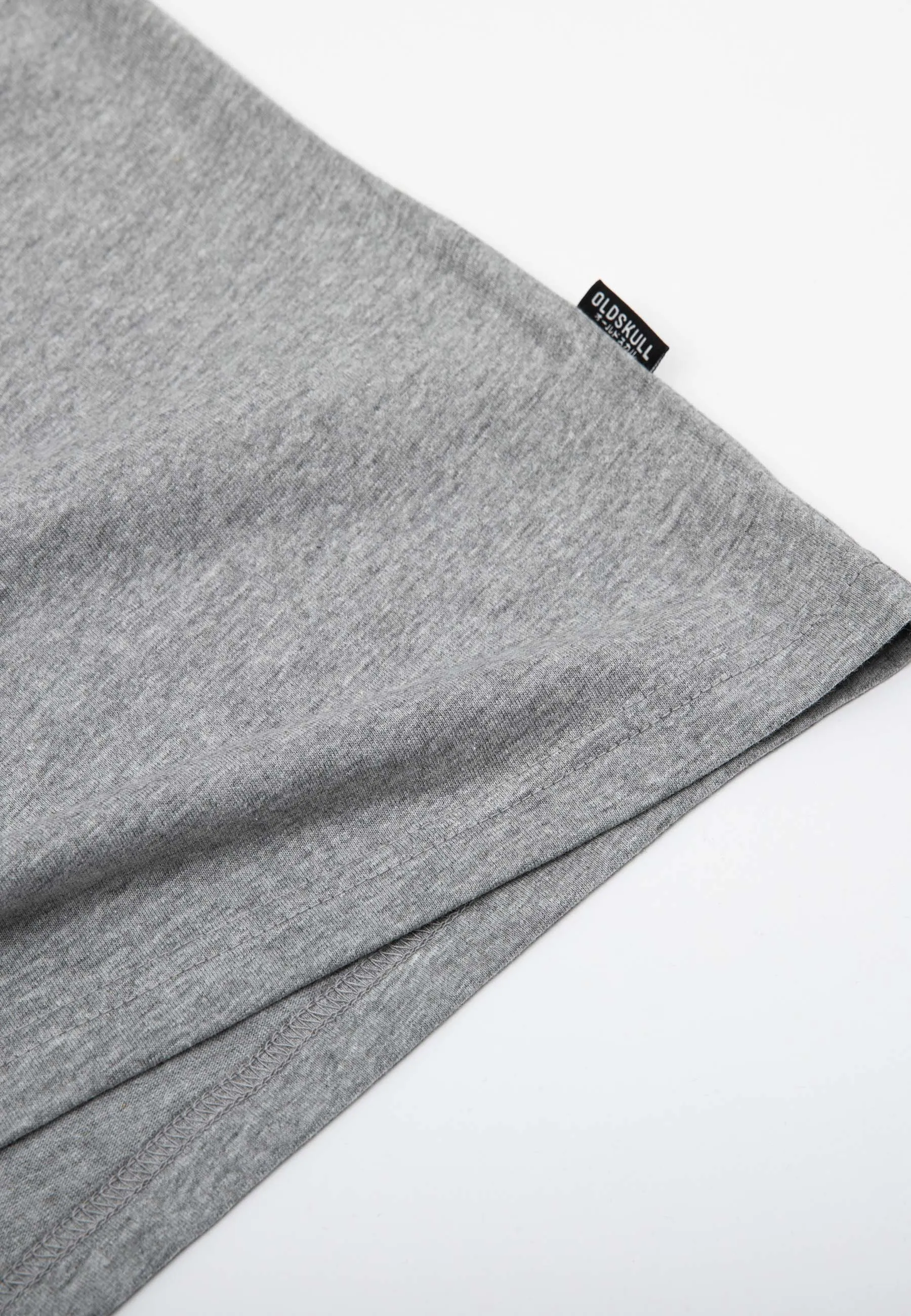 Oldskull Iconic Logo T-Shirt Heather Grey