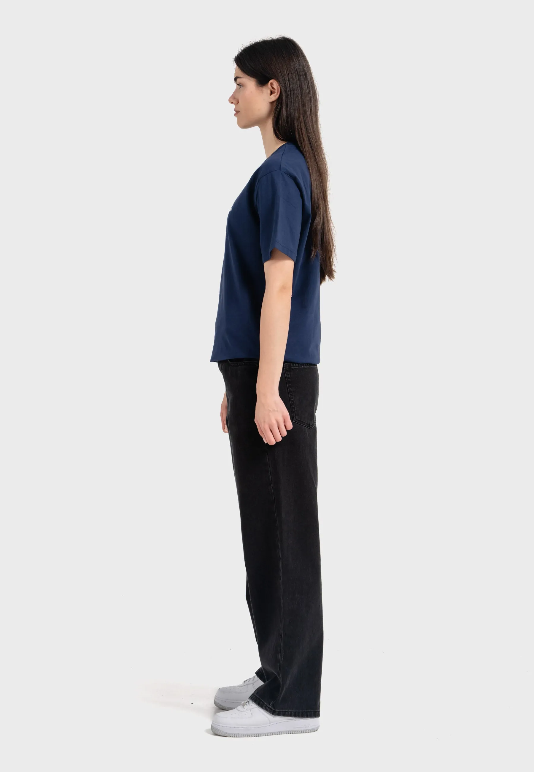 Oldskull Iconic Logo T-Shirt Navy Blue