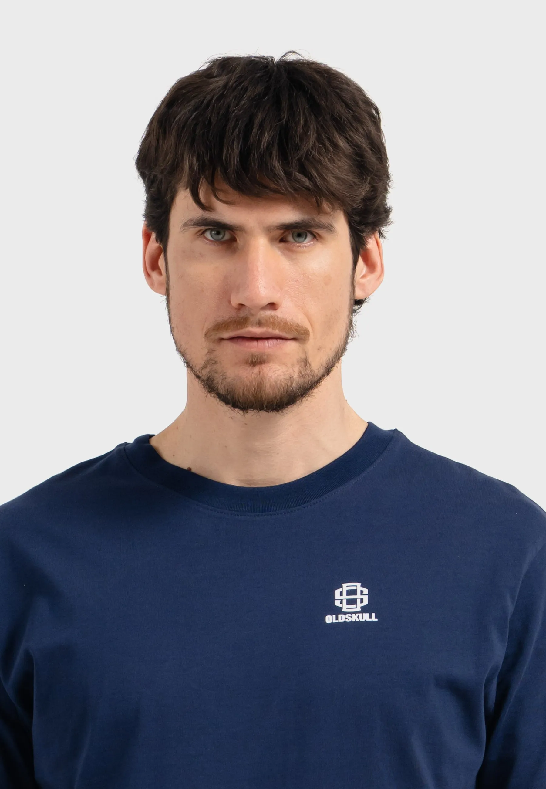 Oldskull Iconic Logo T-Shirt Navy Blue
