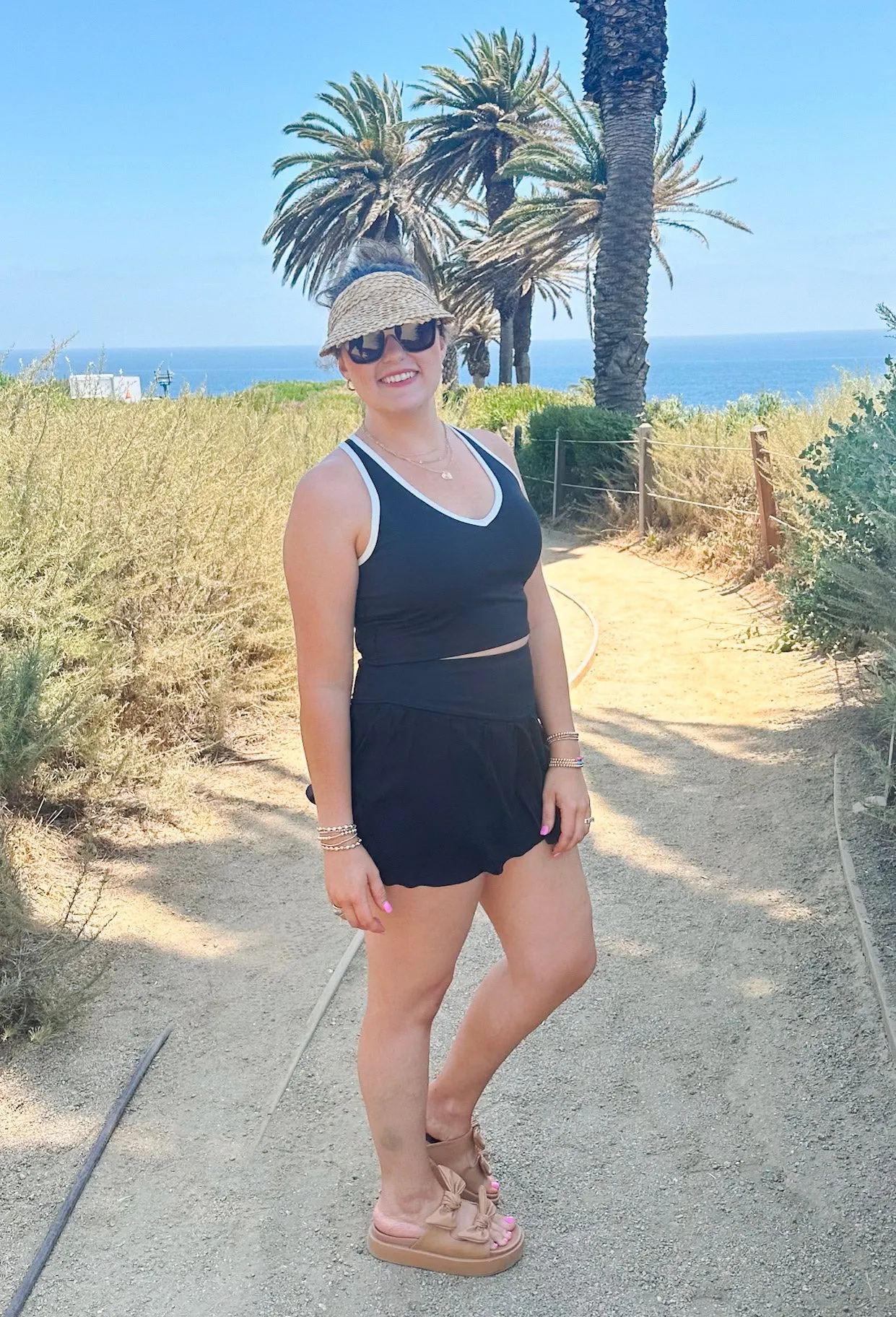 On The Edge Skort Black