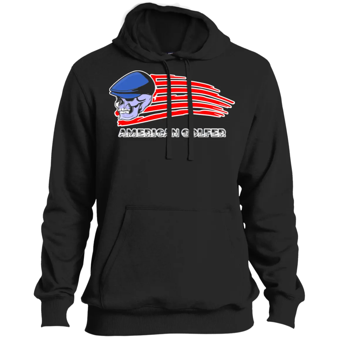 OPG Custom Design #12. American Golfer. Male Edition. Soft Style Pullover Hoodie