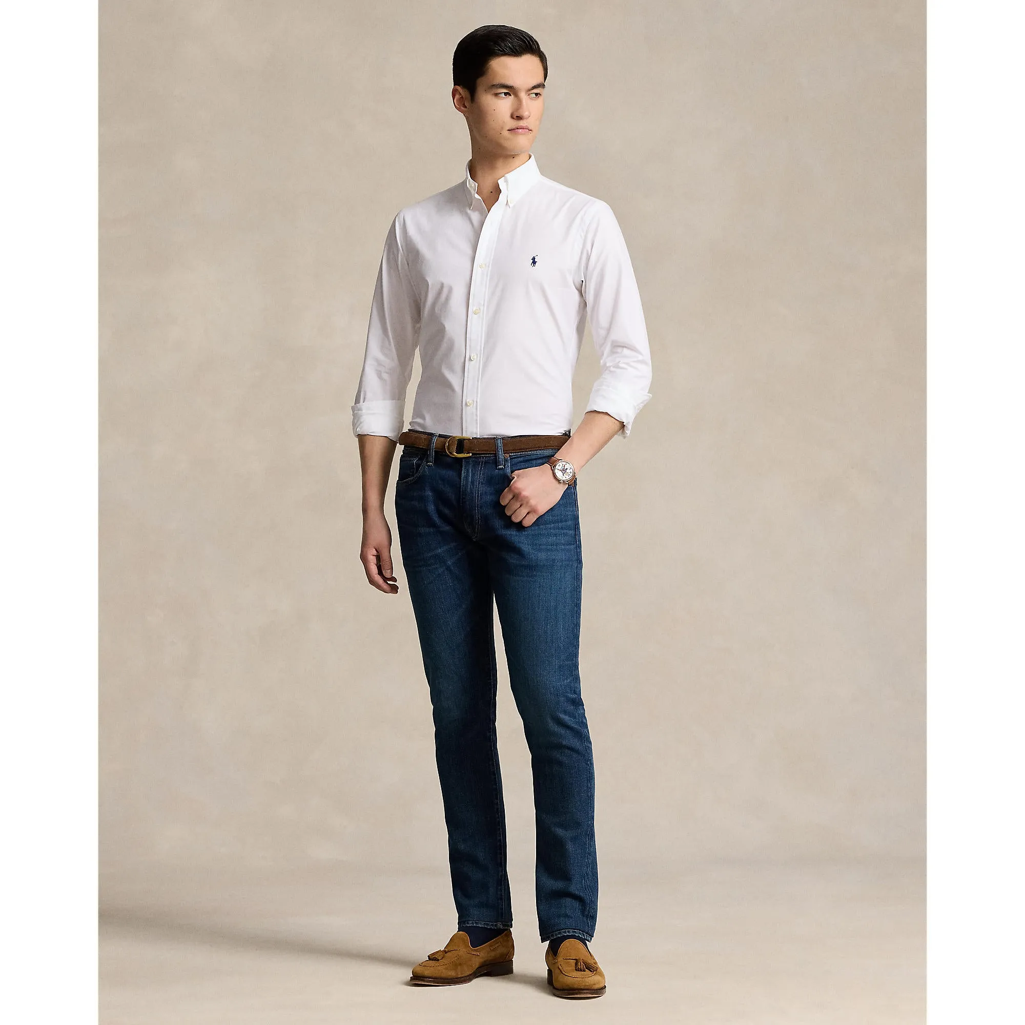 Polo Ralph Lauren - Big & Tall Sizes - Poplin Stretch Shirt - White