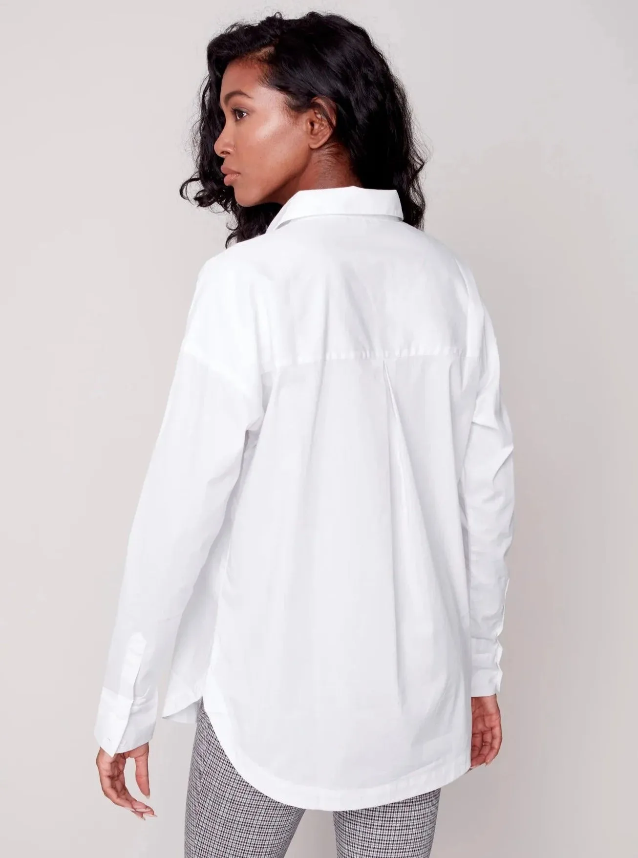 Poplin Shirt [White-C4457]