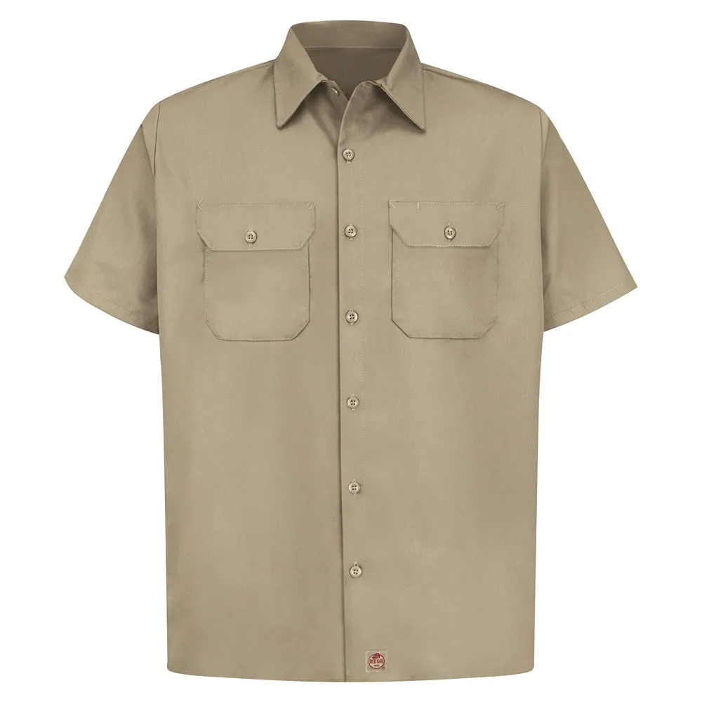 Red Kap Men's Utility Uniform Shirt ST62 - Khaki
