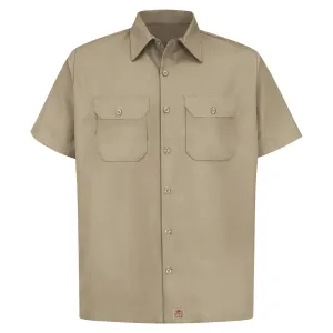 Red Kap Men's Utility Uniform Shirt ST62 - Khaki