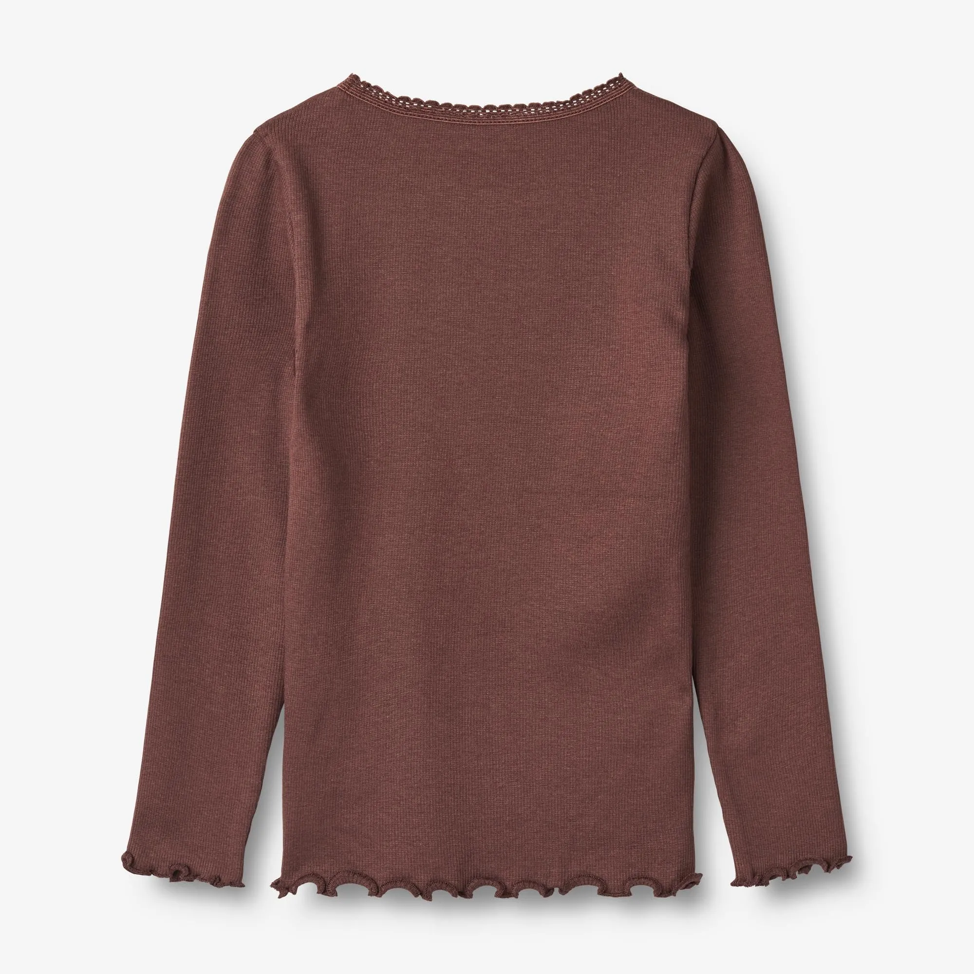Rib T-Shirt L/S Reese - eggplant