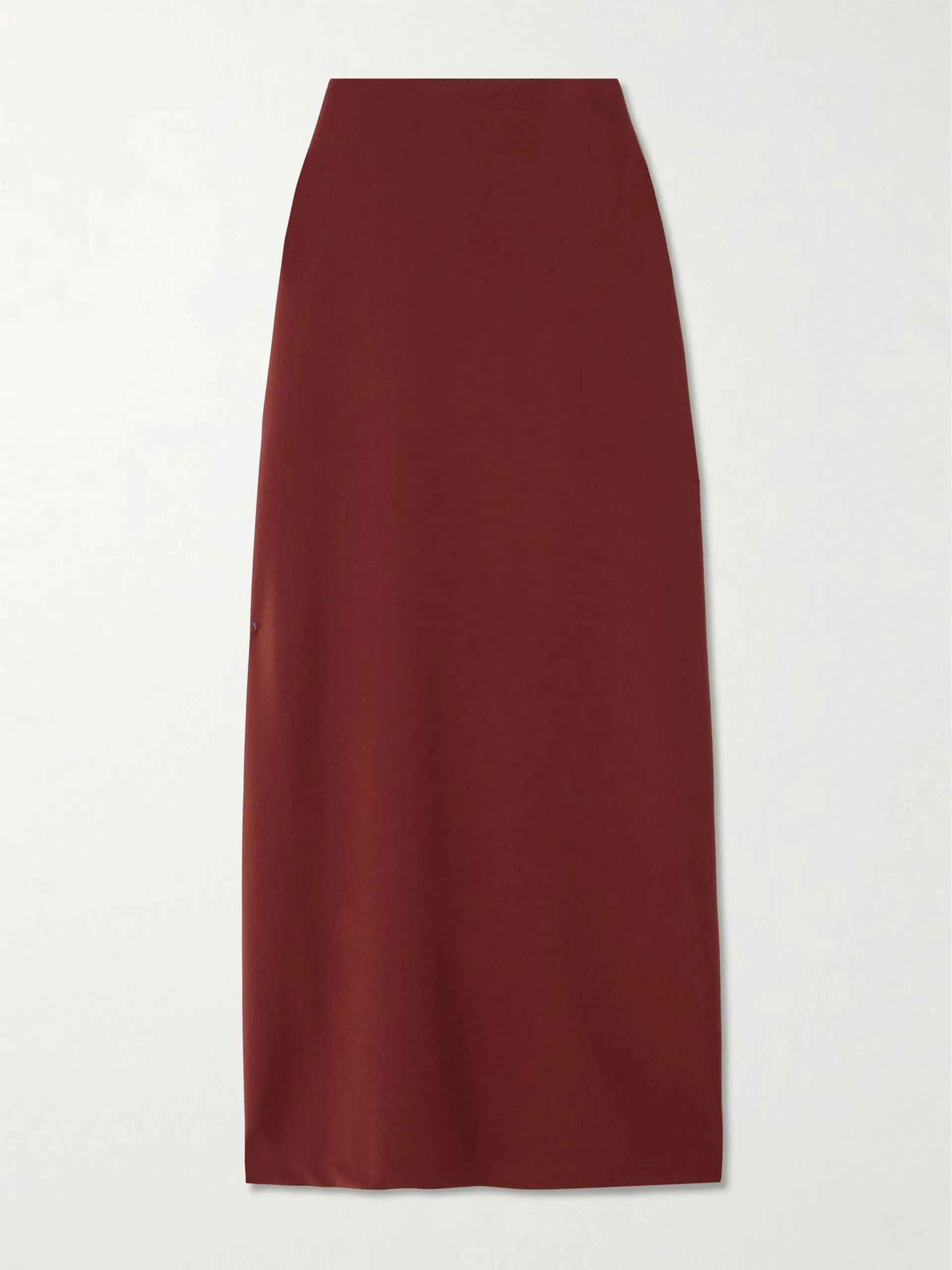 Samos stretch-wool maxi skirt