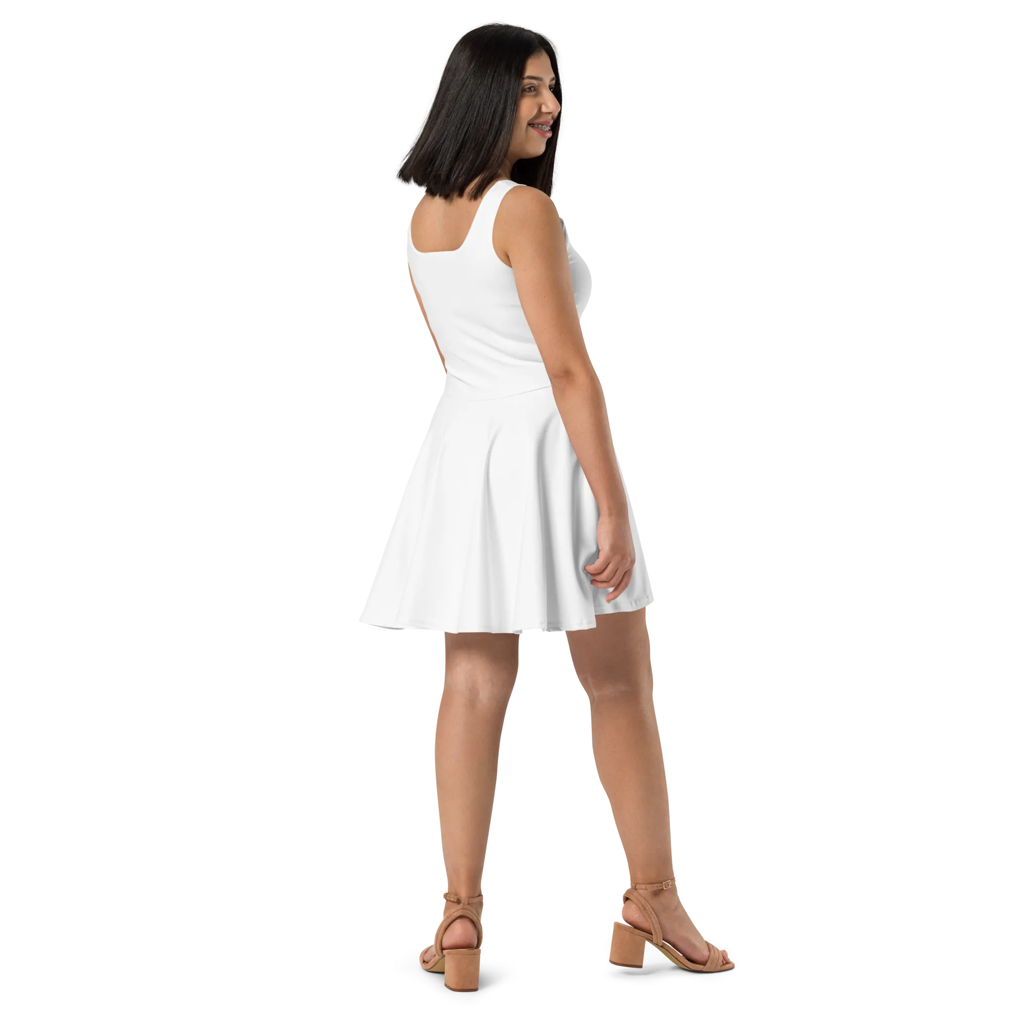 Skater Dress - Seashell White