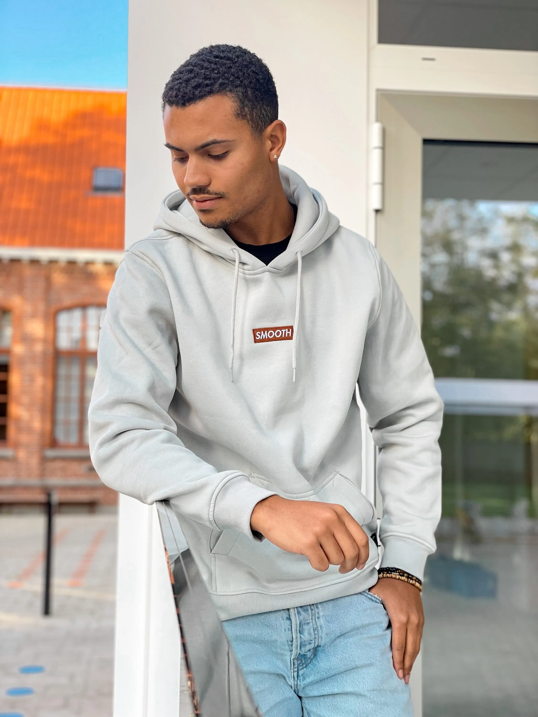 Soft Concrete Hoodie / Bark Box Men
