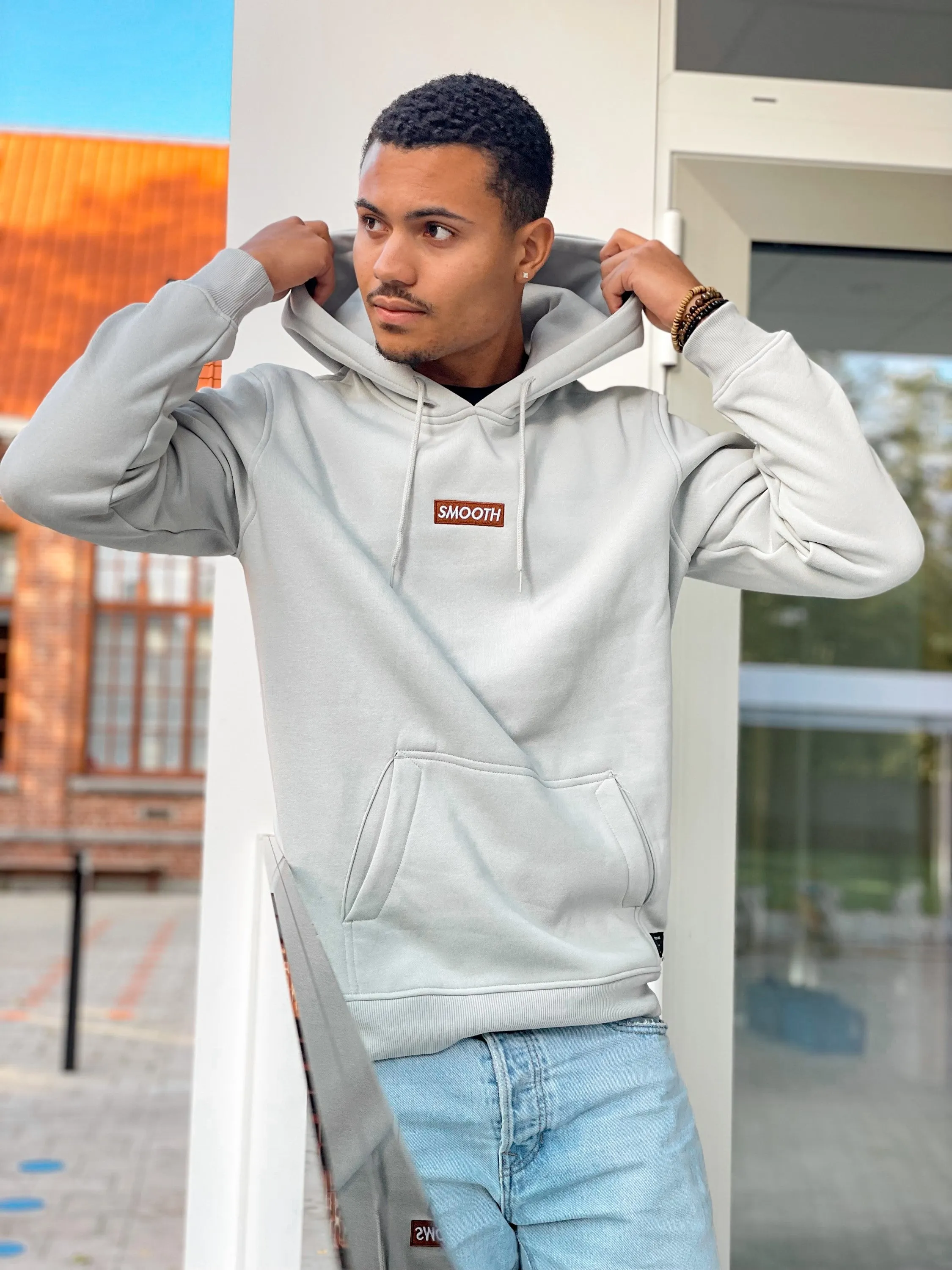 Soft Concrete Hoodie / Bark Box Men