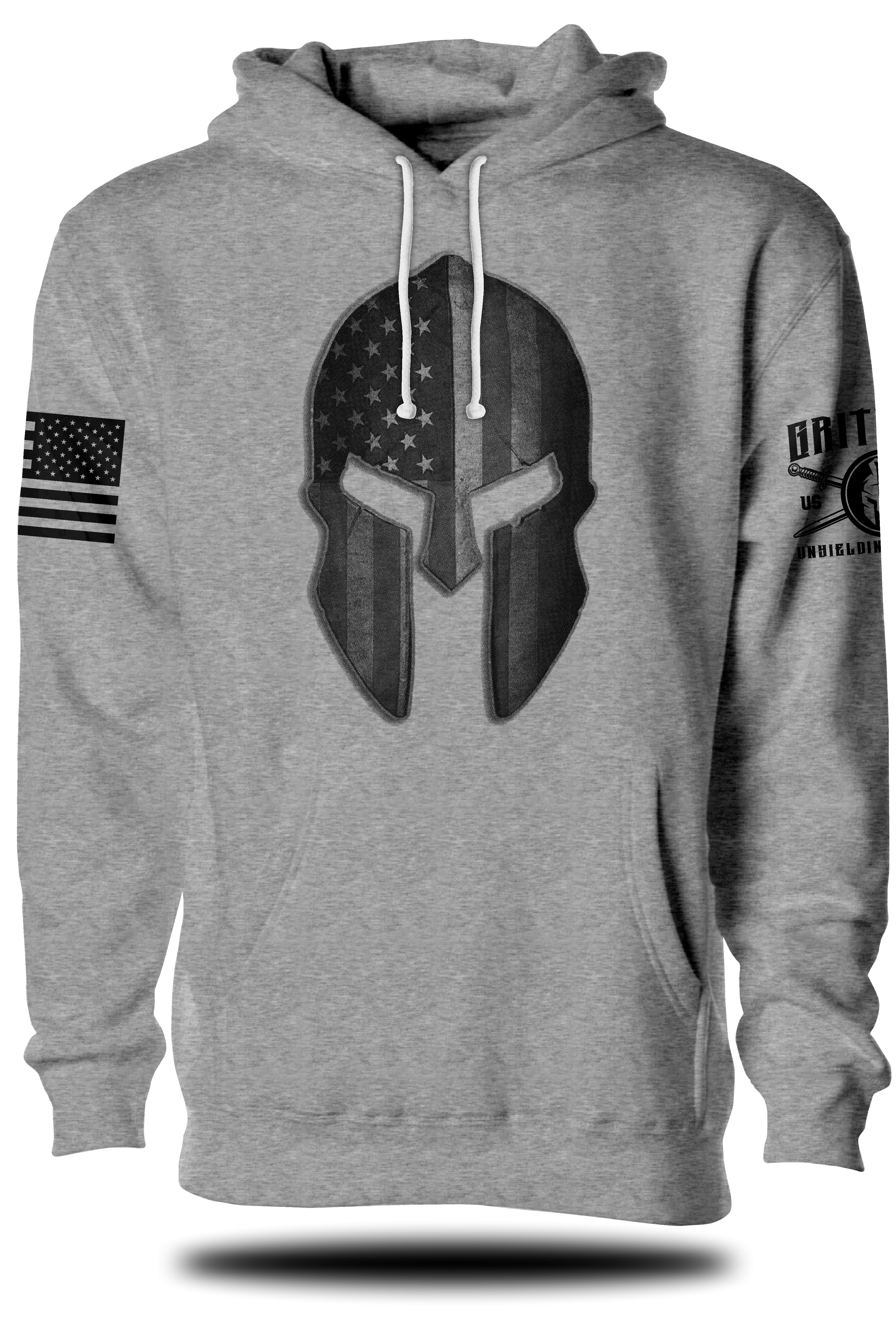 Spartan Helmet Stars and Stripes Hoodie
