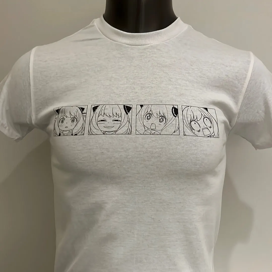 Spy x Family Anya Faces Anime T-Shirt