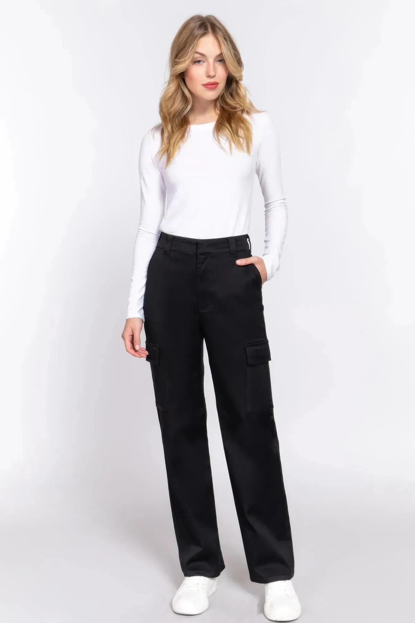 Straight Fit Long Pants