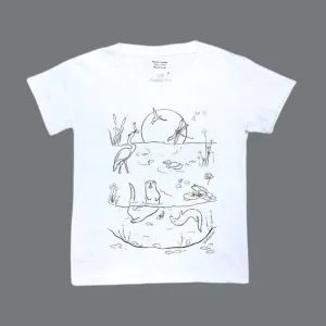 Sunset in AMK Bishan Park (Otter) - DIY Color-it-ful T-shirts