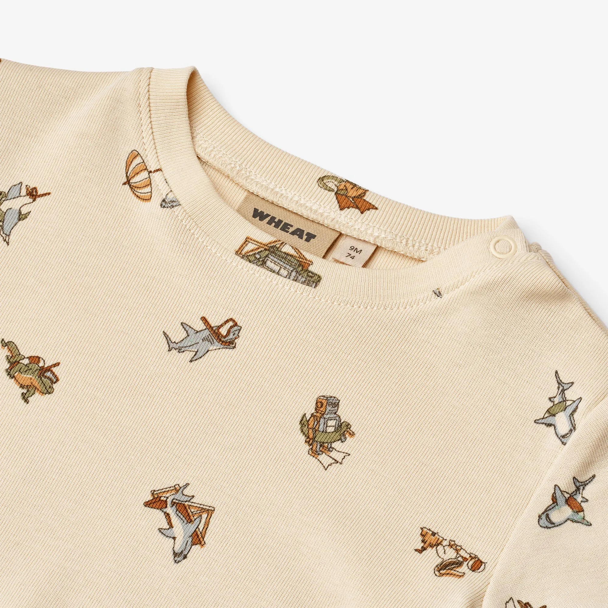 T-Shirt S/S Mikkel - beach friends