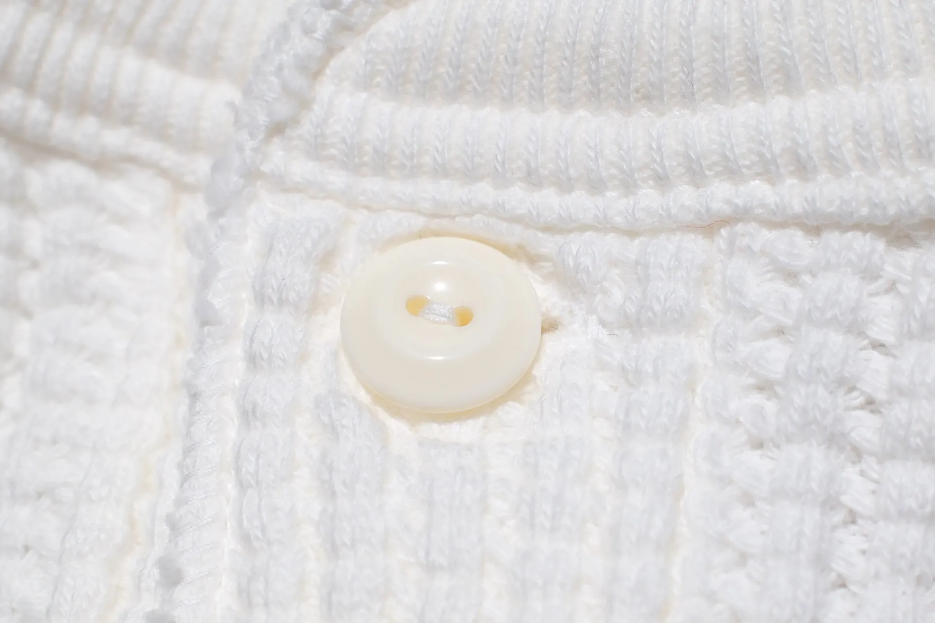 UES Ultra Heavyweight "Big Waffle" L/S Henley Thermal (Natural)
