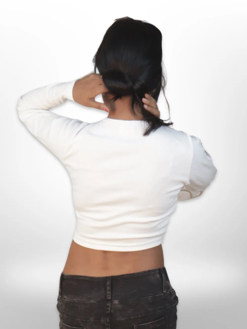 V Neck Full Sleeve Blousef