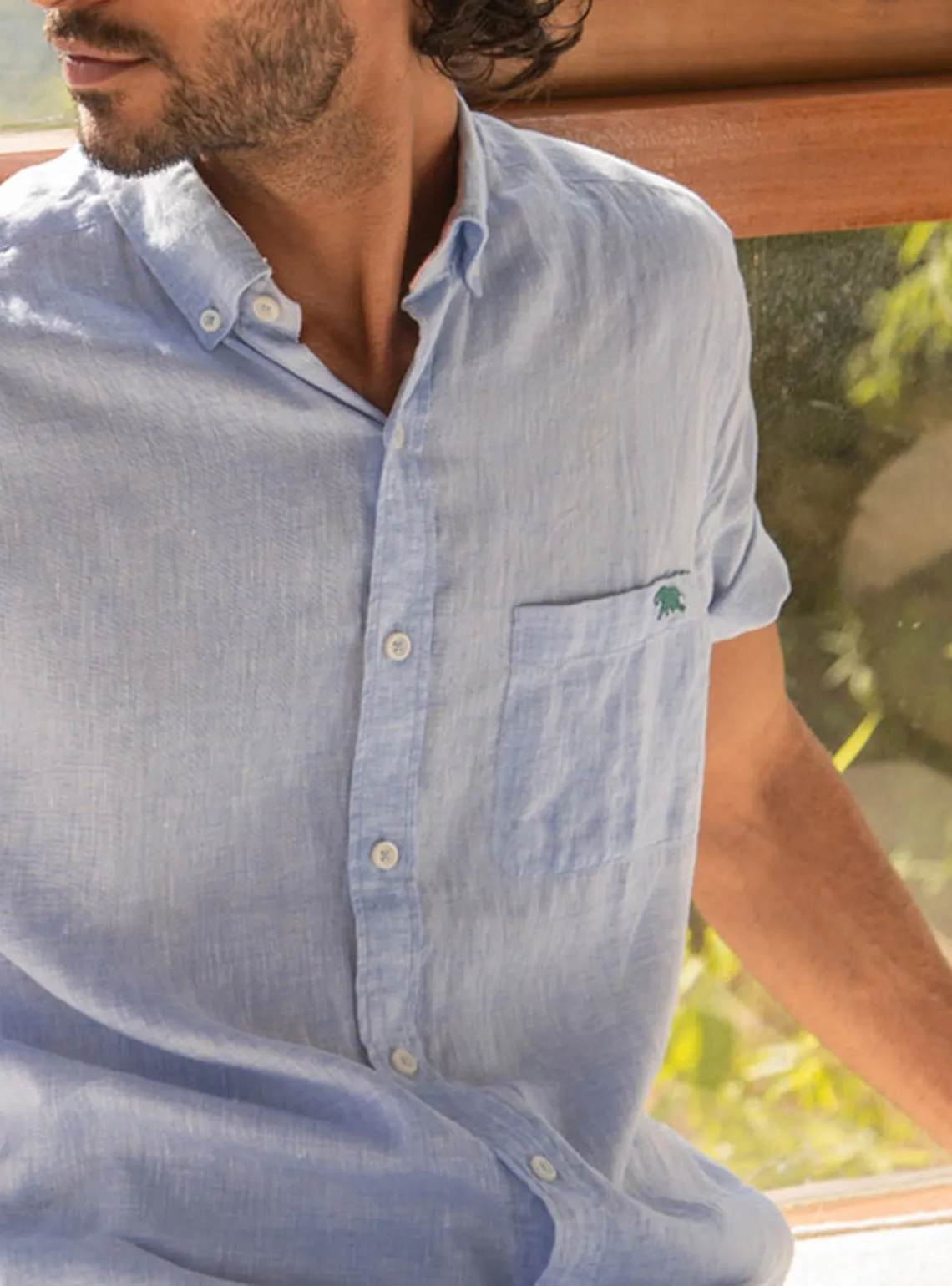 Venus Linen Half Shirt