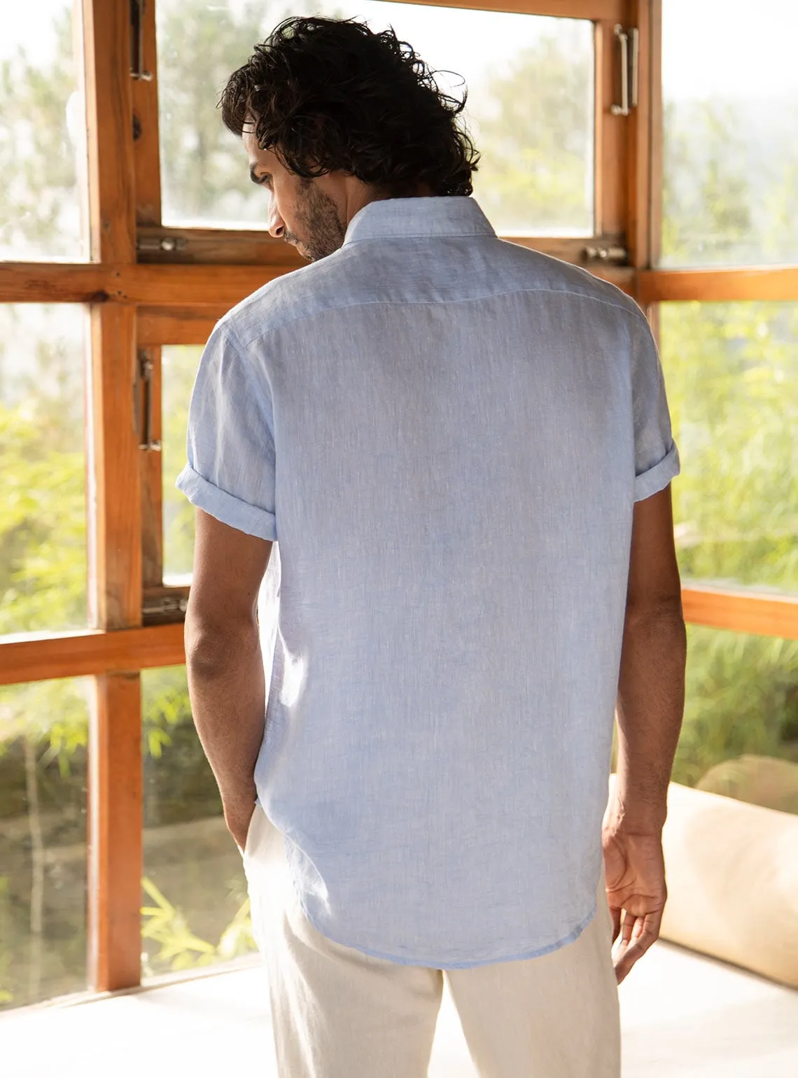 Venus Linen Half Shirt