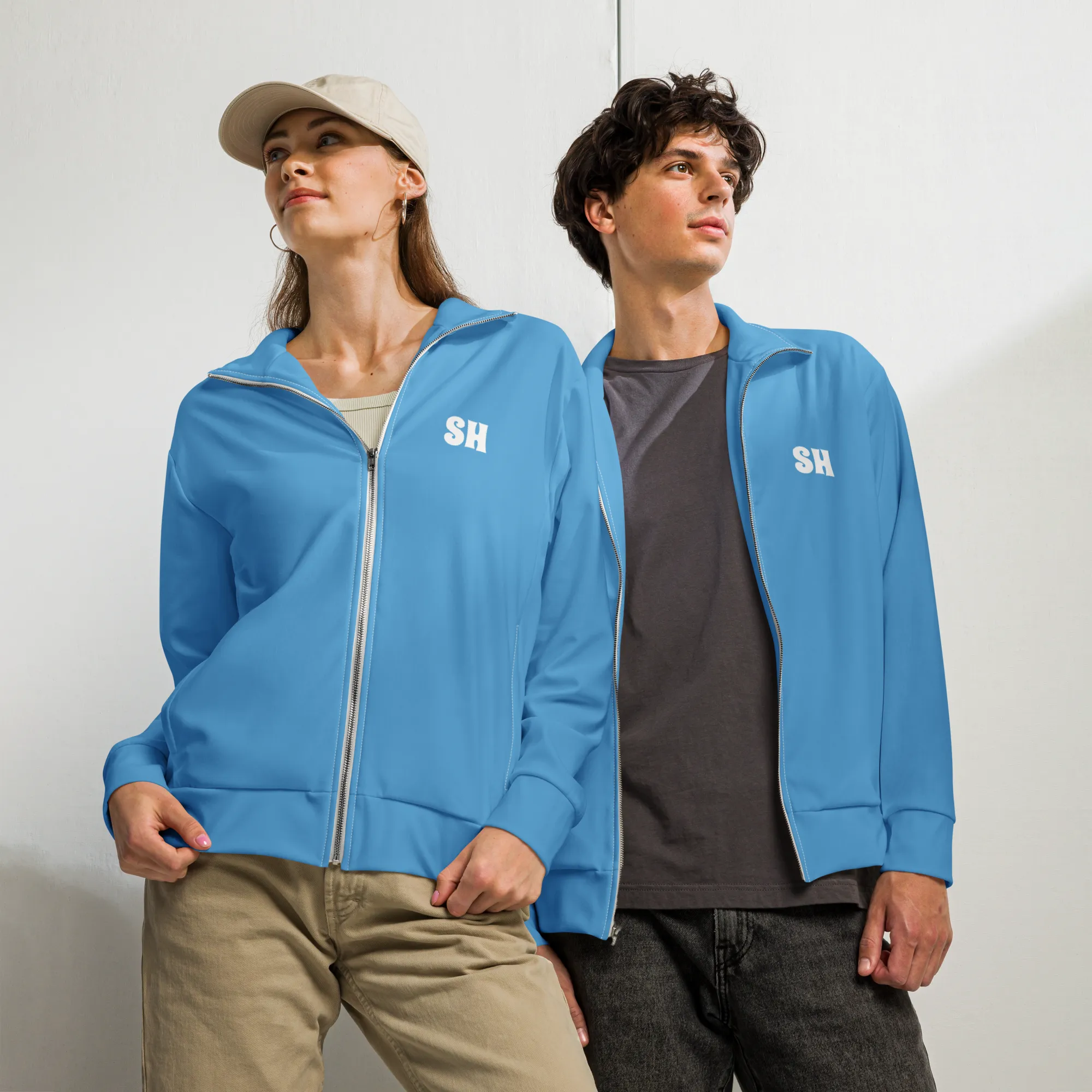 Women track jacket - Ocean Blue
